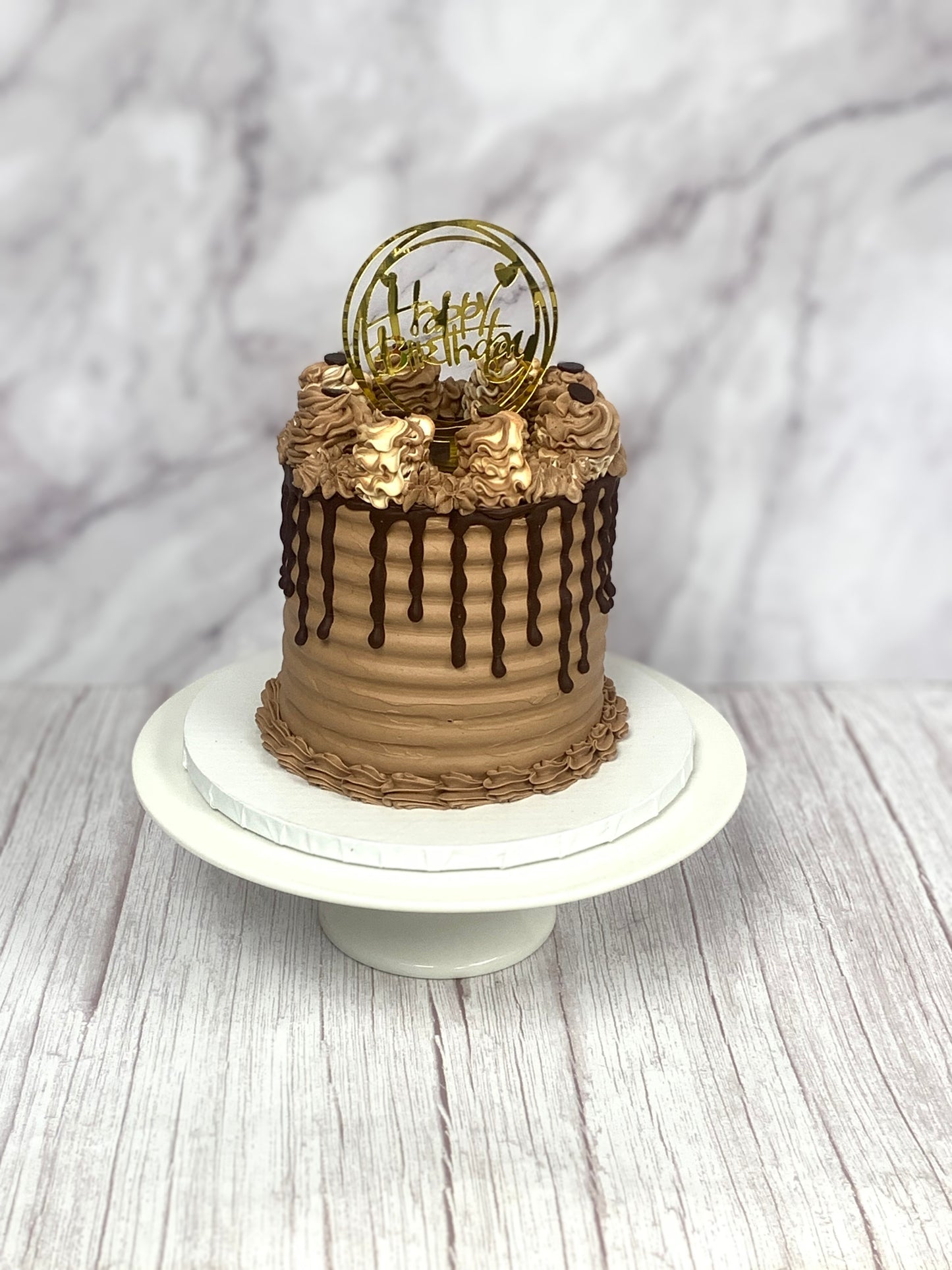Triple chocolate cake