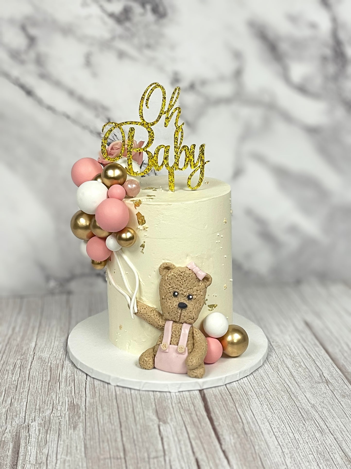 Bear Baby shower cake