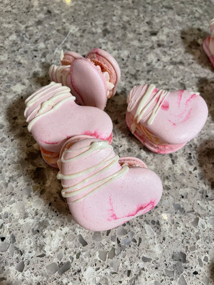 Heart Macarons