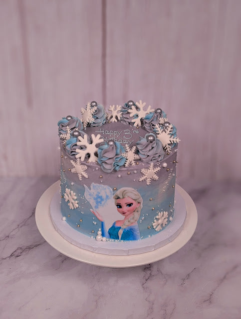 Elsa Themed Cake