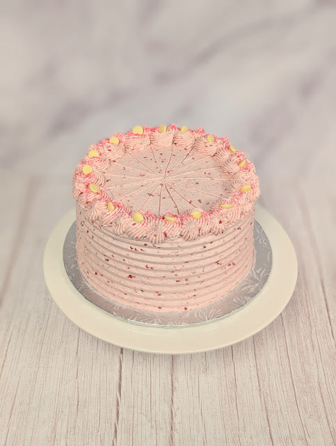 Vanilla Raspberry Cake