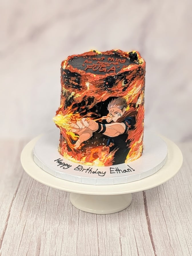 Sukuna Themed Cake