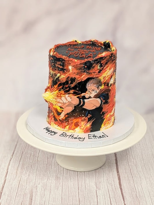 Sukuna Themed Cake