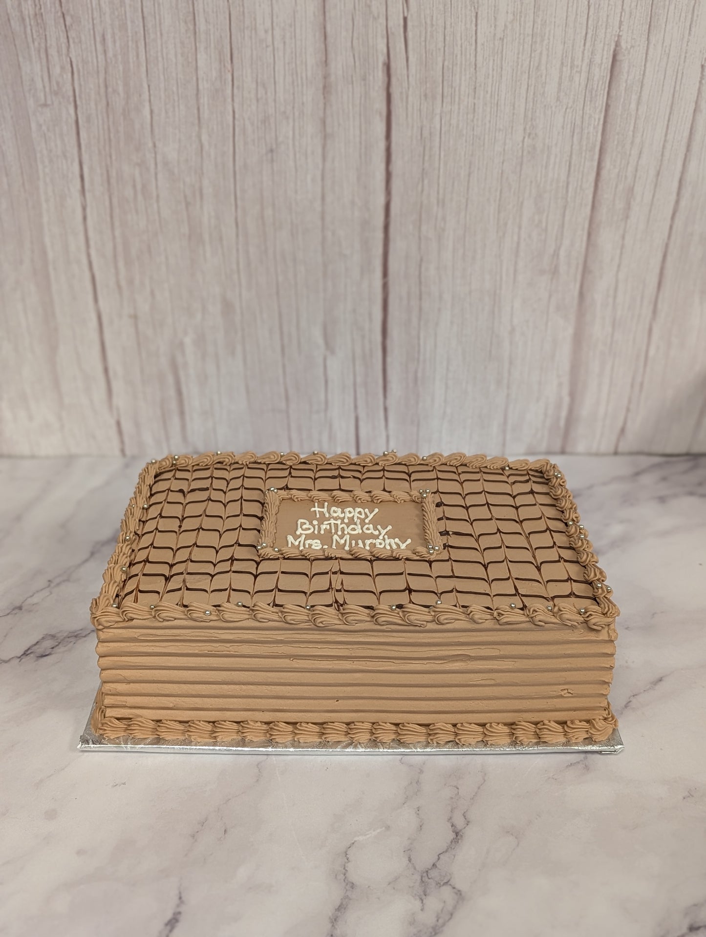 Customizable sheet cakes