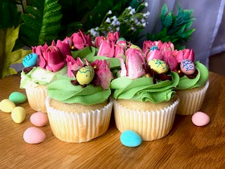 Easter floral Cupcakes